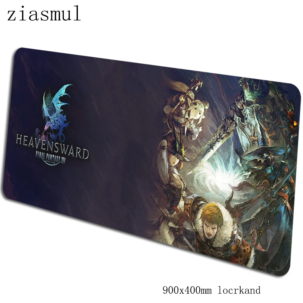 Final fantasy xiv коврик для мыши 900x400x3 мм игровой коврик для мыши xl коврик для мыши для геймера компьютерный стол Kawaii коврик notbook mousemat pc - Цвет: pattern 7