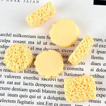 

10pcs Resin simulation Dollhouse Miniature Instant Noodles Toys For Children DIY Modeling Accessories