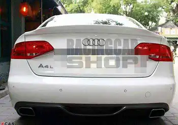 

UNPAINTED C-STYLE TRUNK BOOT SPOILER Fit For AUDI A4 B8 2008-2012 A010F
