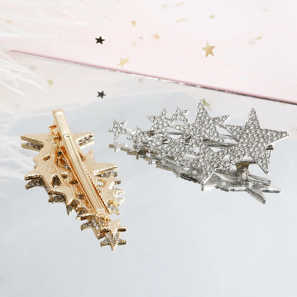アレクサンドルズアリ　星型ヘアアクセサリー 青紫色 ストーン付き アレックスストリーター ⁡Alex Streeter Galaxy シリーズ ⁡ 今年