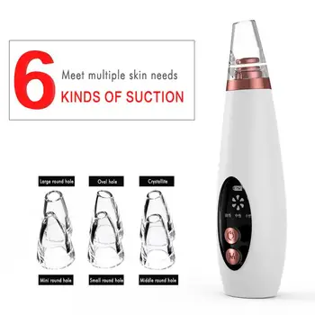 

6 In 1 Electric Blackhead Remover Instrument Blemish Removers Clean Pore Cleaner Face Skin Care Machine Dropshipping TSLM1
