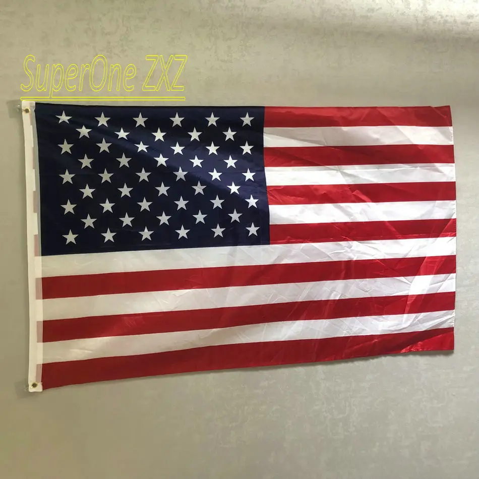 Bandera De EE. UU./América De Poliéster - 90 X 150 Cm - Bandera