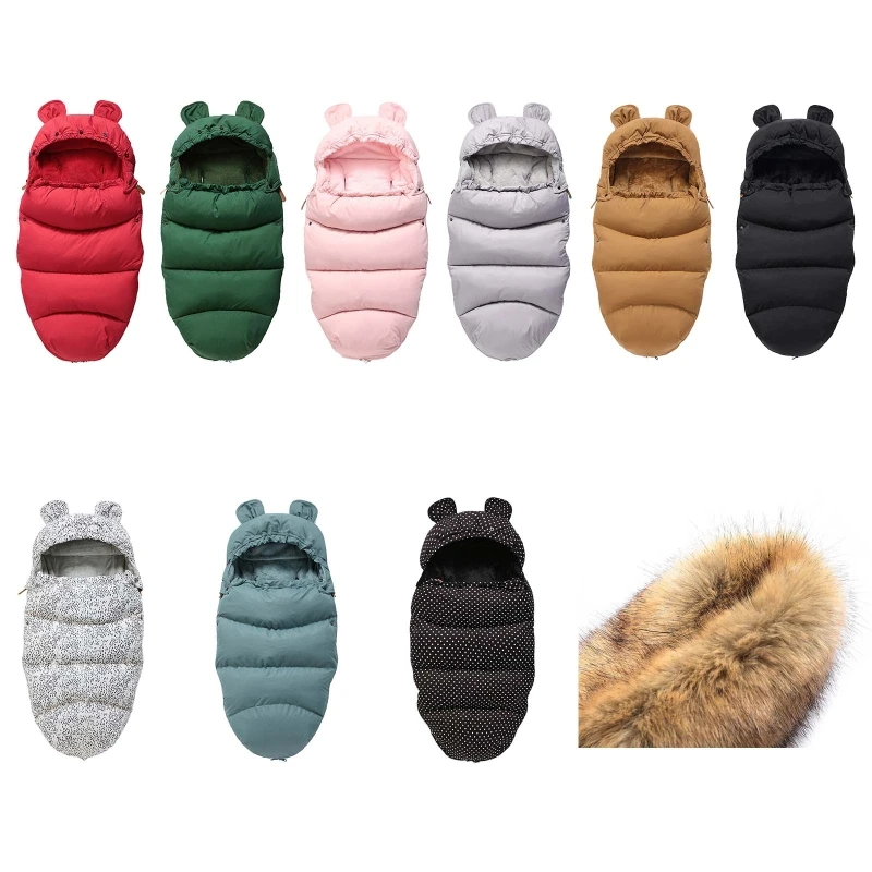 Universal Stroller Footmuff Baby Winter Sleeping Bag Infants Swaddle Blanket Sleepsack Newborn Pram Carrier Chairs Accessory | Мать и