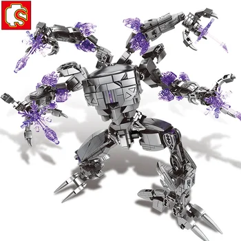 

SEMBO Movie Action Figure Robot War Mecha Model Building Blocks Sets DIY Creator Construction Technic Educational Toys For Boys