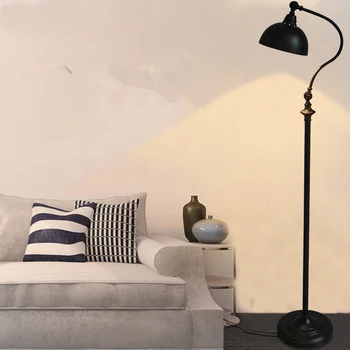 

Nordic American Country Living Room Floor Lamp Iron floor lamp Table lamp Retro creative floor lamp