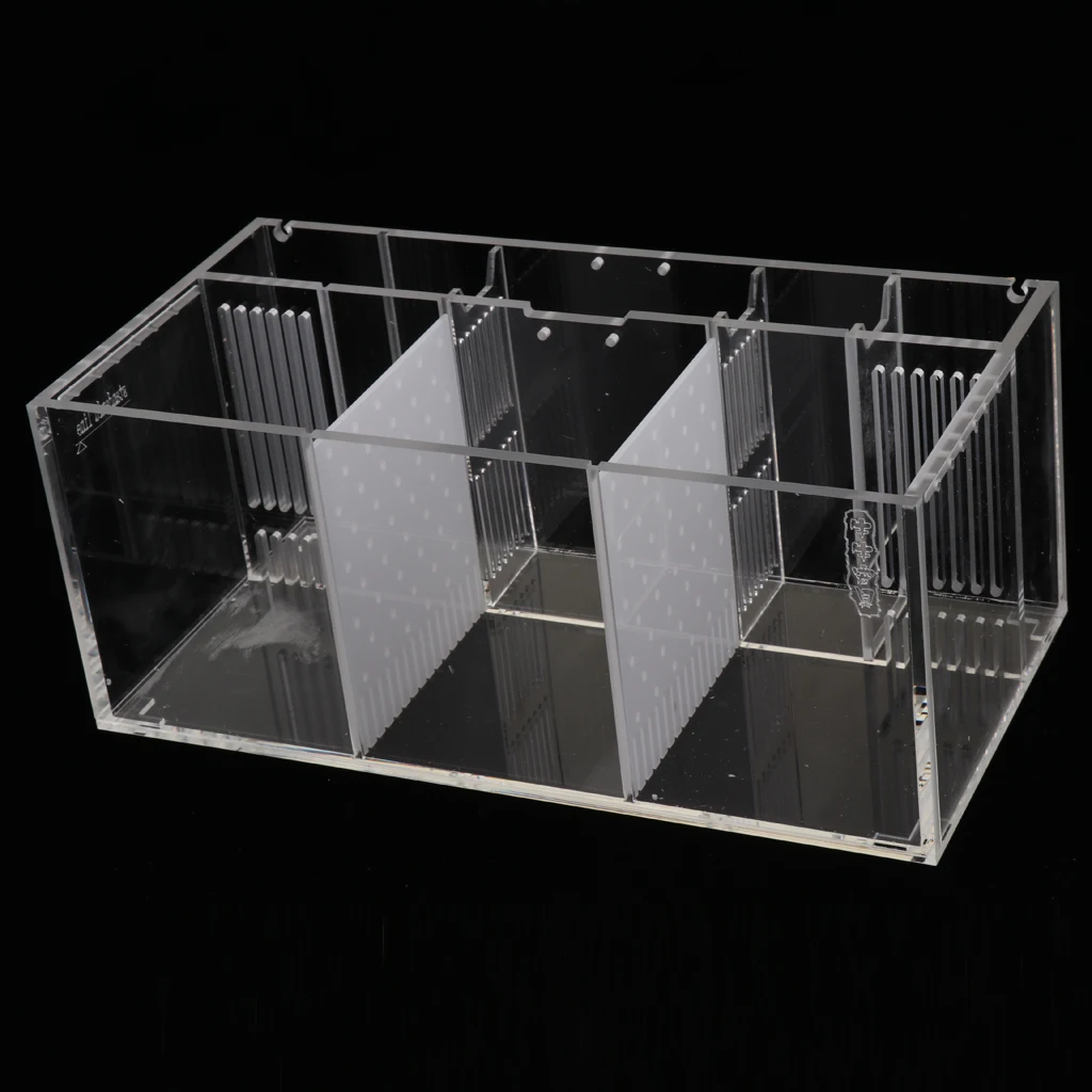 Acrylic Fish Tank Isolation Box Aquarium Breeding House Filter Box For Fish Guppies Betta Fish Hatchery Incubator Breeding Boxes