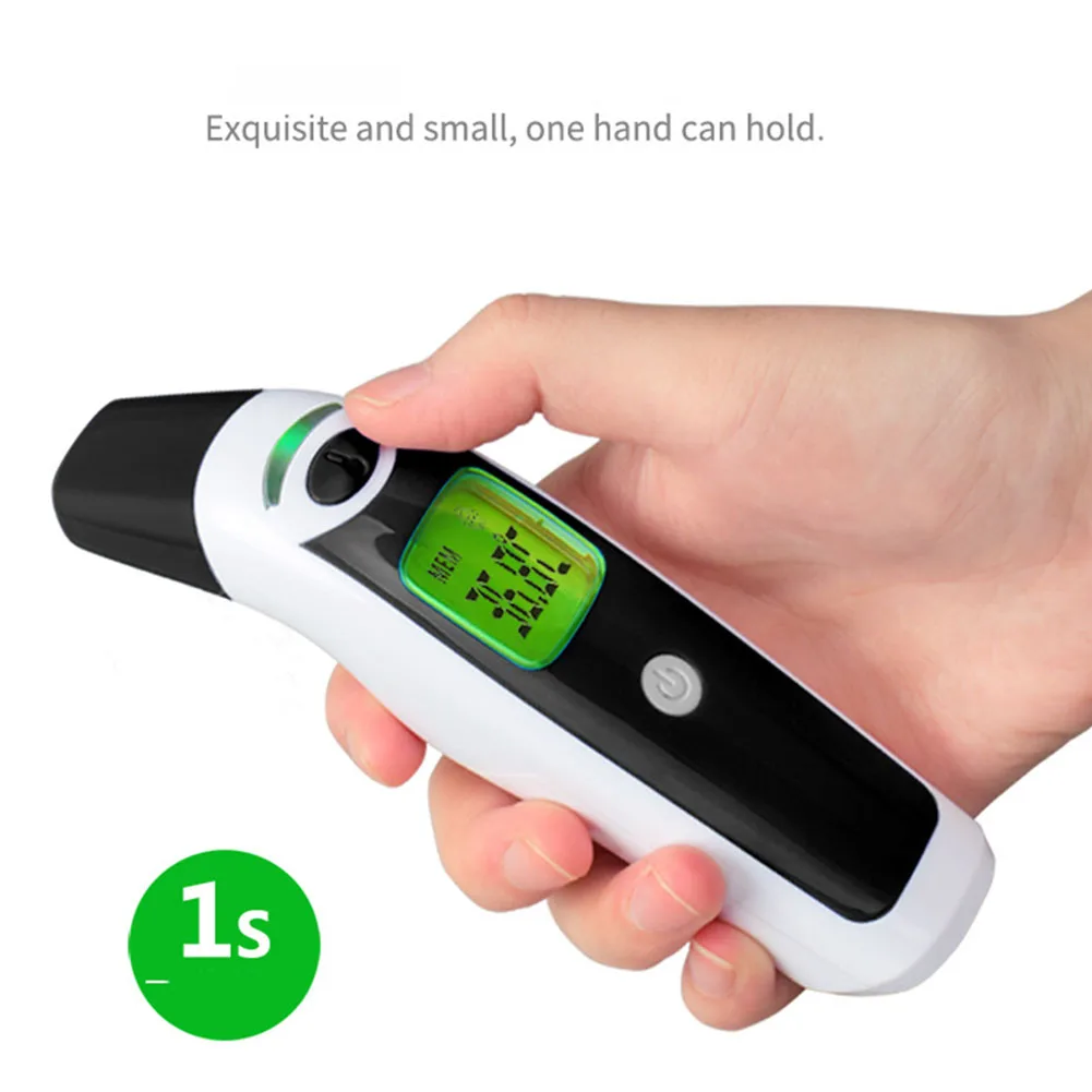 Медицинский детский точный инфракрасный термометр для тела, портативный lcd цифровой медицинский термометр, домашний термометр для температуры ушей и лба