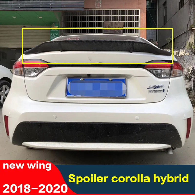 Для нового спойлера Corolla Hybrid заднее крыло заднего крыла из настоящего