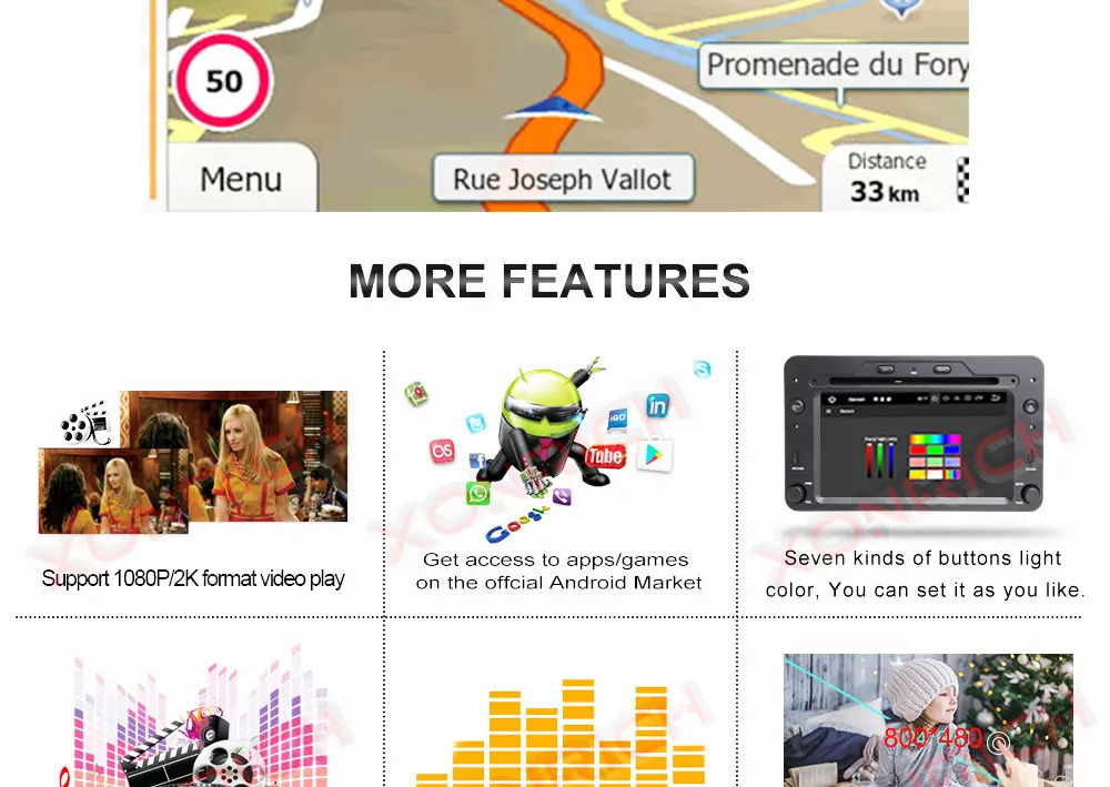 Clearance Xonrich 1 Din Auto Radio Android 9 For Alfa/Romeo/Spider/Brera/159 Sportwagon RAM 4G Car Multimedia Video DVD Player GPS USB DVR 19