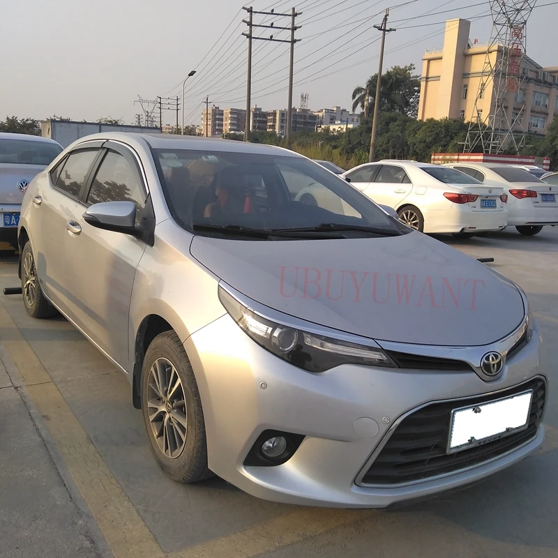 Подходит для Toyota Левин 4 шт./компл. окна козырек Vent Оттенки Защита от солнца дождь дефлектор гвардии авто аксессуары