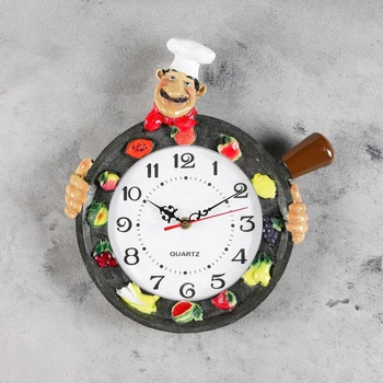 

Wall clock, series: Kitchen, "Valence", d = 20 cm, handmade 4470106