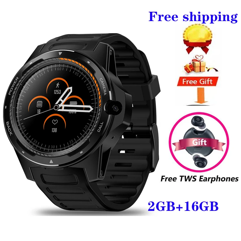 - Dual System Zeblaze THOR 5 4G LTE Smart Watch Quad Core 2GB RAM 16GB ROM 8MP Front Camera Heart Rate Monitor Sport Watch Men