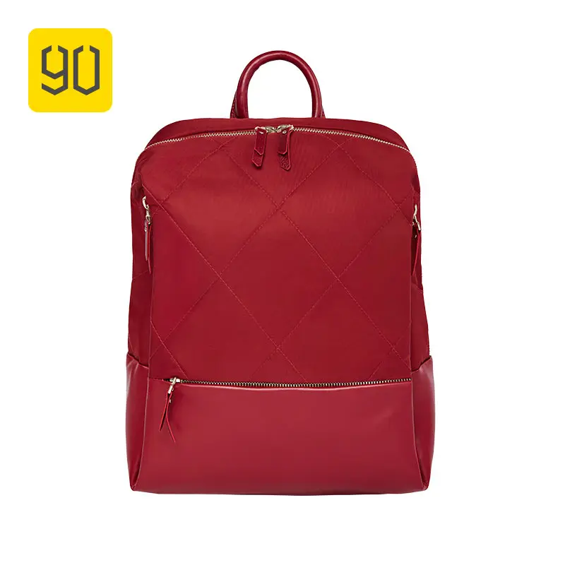 Comprar Mochila con entramado de diamantes a la moda para 90FUN, bolsas para ordenador portátil de 14 pulgadas para mujeres y chicas, viaje de viaje a la universidad escolar