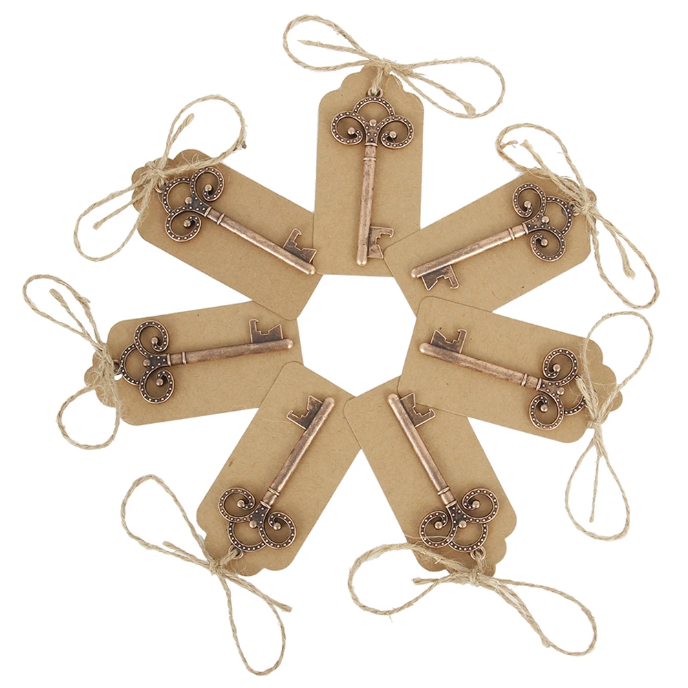 Свадебные сувениры открывалка для бутылок бирки винтажный персонализированный