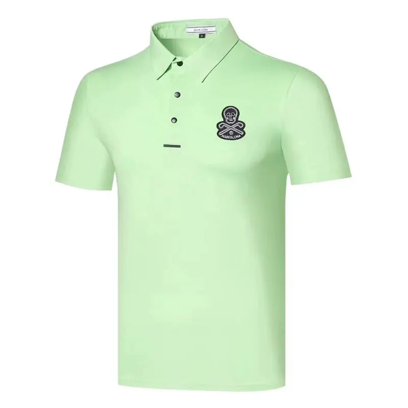 Новинка, короткая футболка для гольфа, Новинка лета, MARK. LONA Golf, одежда с короткими рукавами, не скатывается, футболка для гольфа, Cooyute