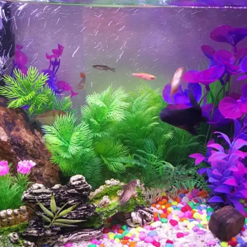 Artificial Aquarium Plants Fish Tank Ornaments 30cm