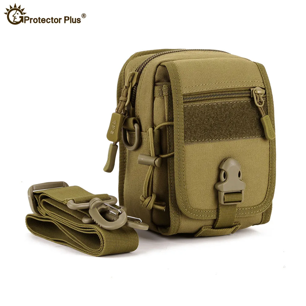 

Military Tactical Nylon Waterproof Molle Pouch Running Package Camouflage Climbing Travel Hiking Bags For 5.5 inch Mobile Phone