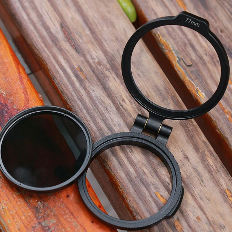 RFS ND Filter Ring Rapid Filter System Quick Release Flip Bracket Switch for Sony Canon Nikon DSLR Camera Accessories Kit(77Mm