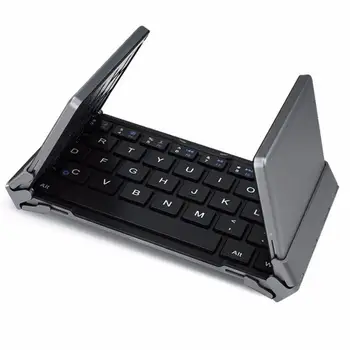 

foldable Bluetooth Keyboard Portable Folding Rechargeable Foldable Bluetooth Keyboard for iPhone iPad Android Windows#S3