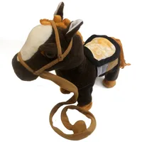 Robot Horse Toy Leash Controled Electronic Horse Plush Interactive Animal Pet Walk Dance Music Toys For Children Birthday Gifts 1