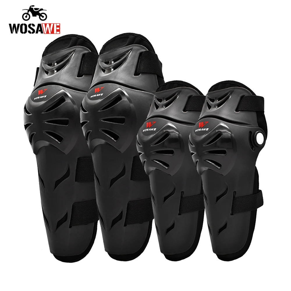 

WOSAWE Motorcycle Kneepads Elbowpads MTB Moto Racing Motocross Protective Gear Skateboard Riding Knee Protector knee guards