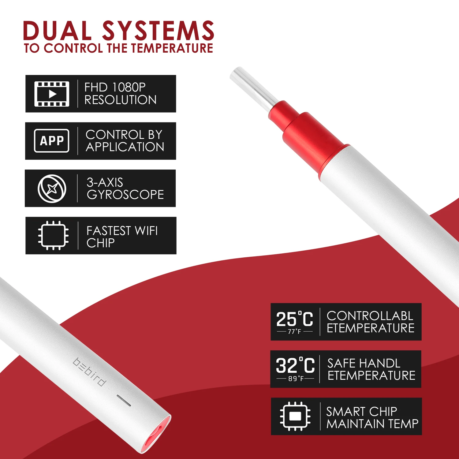 HD1080P цифровой WiFi Otoscope беспроводная камера эндоскоп ушной осмотр инструмент для чистки с 6 светодиодный Совместимость с несколькими устройствами