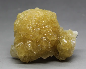 

43g Natural Yellow Calcite Skeletal Raw Quartz Point Rough Crystal Cluster Mineral Stones and crystals from China