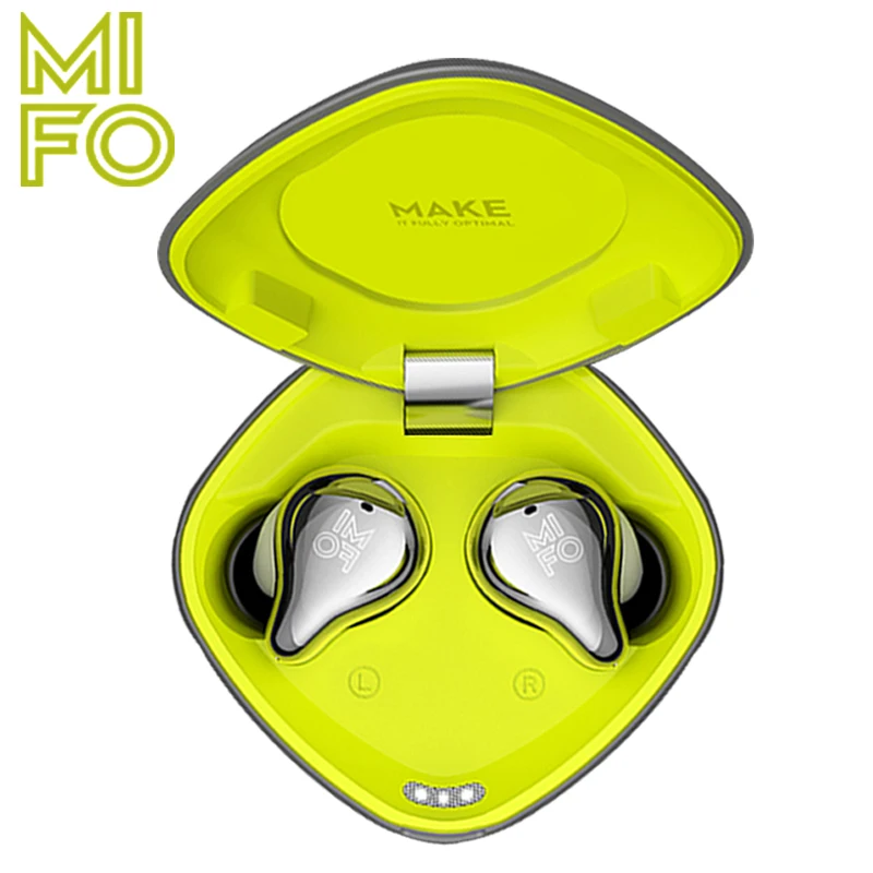 MIFO O4 TWS Bluetooth беспроводные наушники водонепроницаемые сенсорное управление Bluetooth игровая гарнитура спортивные стерео наушники для музыки