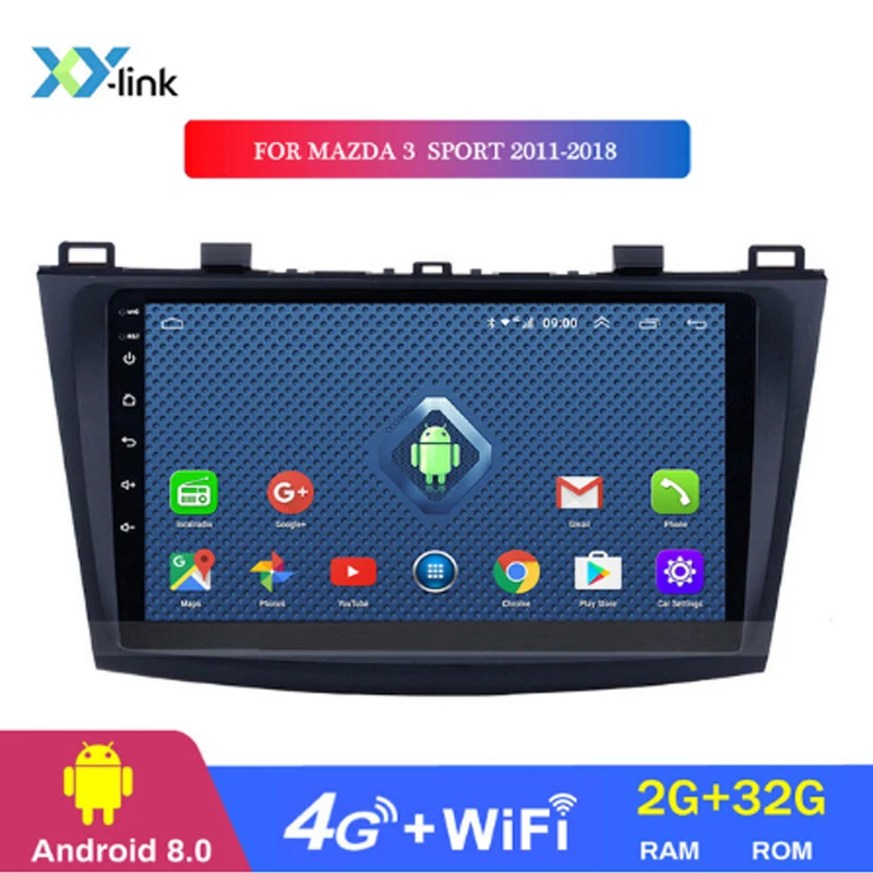 

9 INCH screen Android 8.1 Car Radio Multimedia video Player For Mazda 3 SPORT 2011-2018 GPS navigation system no 2 din dvd