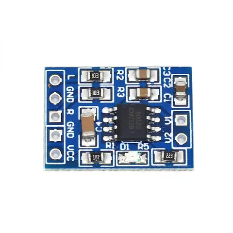 Mini HXJ8002 Audio Power Amplifier Board Mono Channel Voice Low Noise Amplifiers Module 2.0-5.5V Replace PAM8403
