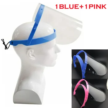 

2pcs Face Shields Protection Cover With Folding Clear Visor Ratchet Adjustment Soldering Safety Tool Welding Helmet