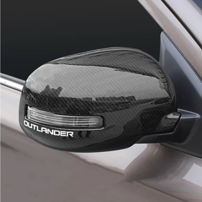 Для Mitsubishi Outlander 2013 -2020 автомобиля боковое зеркало углеродного волокна крышка
