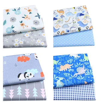 

Cartoon Floral Printed 100% Cotton Fabric For Girl Dress Sewing Quilting Fat Quarters Clothes DIY Patchwork Home Decor Tilda