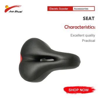 

Electric Scooter Black Seat Escooter Road Bike Bicycle Saddle Wide Soft Pad Comfort Cushion Bicycle Parts E Scooter Accessories