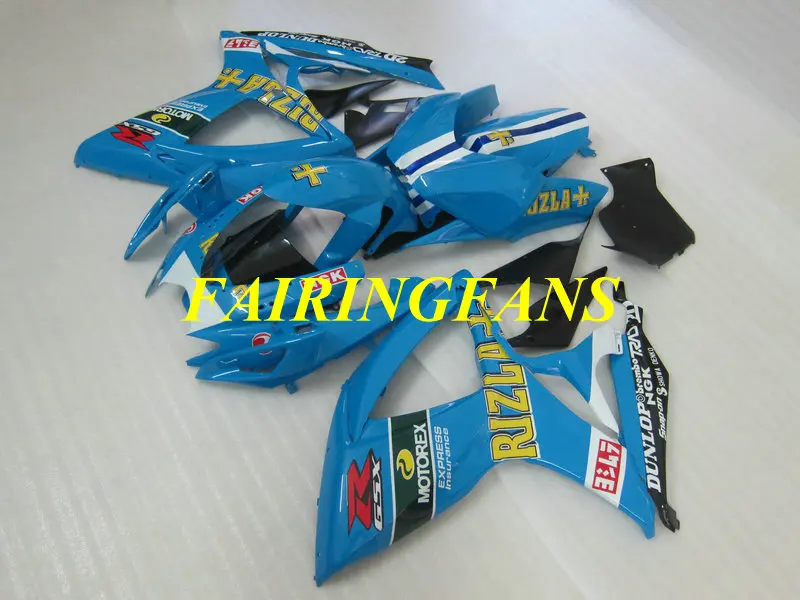 Мотоциклетный вставной обтекатель тюнинг-пакет для SUZUKI GSXR600 750 K6 06 07 R 600 GSXR750 2006 2007 синий Обтекатели на кузов+ подарки SC06
