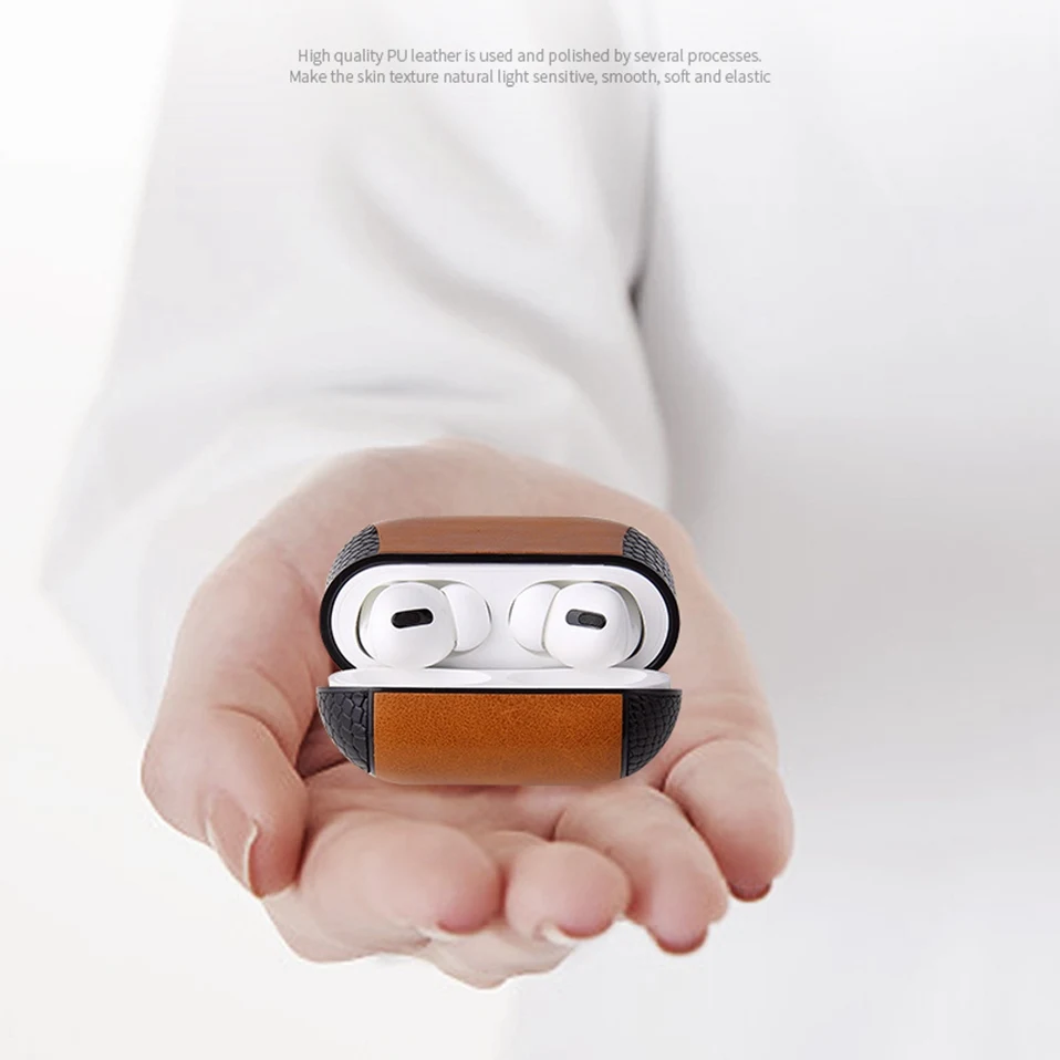 PU Leather Case for Apple Airpods Pro Cover 2019 Shockproof Holster Wireless Bluetooth Earphone Case for Airpods 3 Funda Coque (5)