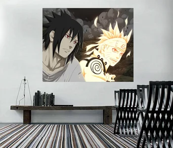 

[Self-Adhesive] 3D NARUTO 104 Japan Anime Wall Stickers Mural Decal Wall Murals AJ WALLPAPER Belly