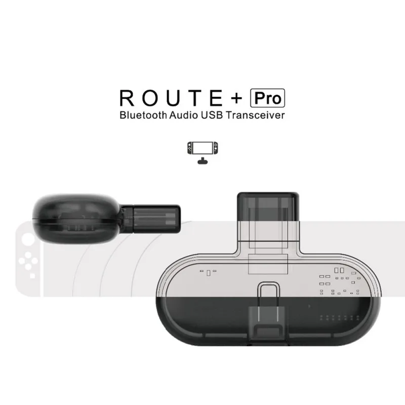 GuliKit Low Latency Plug and Play Route Pro Wireless Bluetooth Audio USB Transceiver For Nintendo NS Switch Gaming Accessories