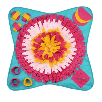 

Pet Dog Sniffing Mat Dog Puzzle Toy Pet Snack Feeding Mat Interactive Game Training Blanket Snuffle Training Mat