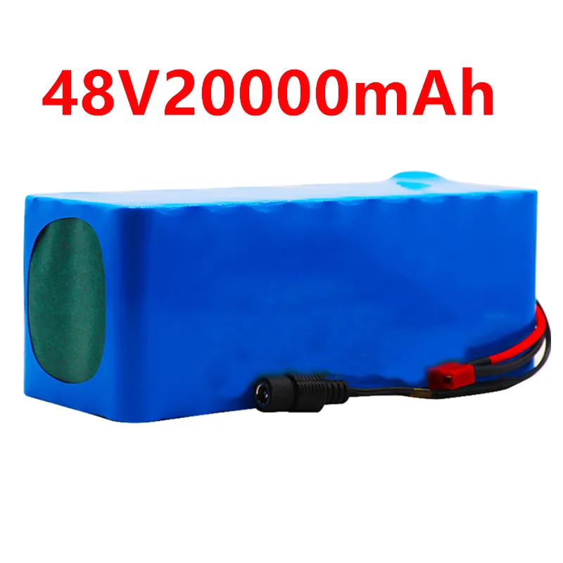 18650 Lithium Ion Scooter Battery Pack 48V 20Ah 1000W 13S3P Electric Bicycle Batteries Bms+54.6V Charger