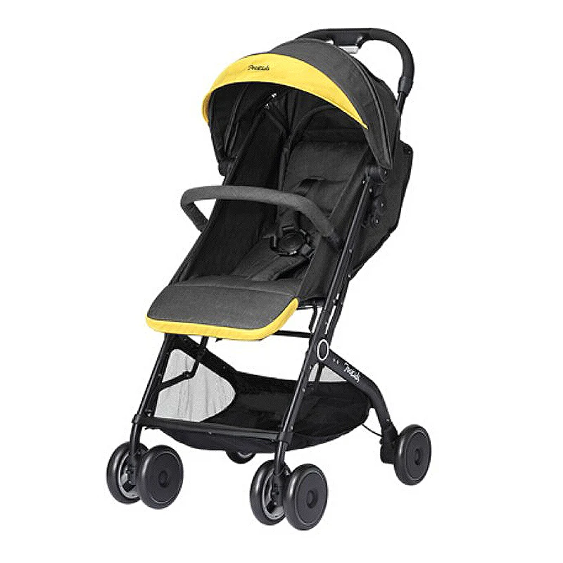 Child Baby Folding Shockproof Four-Wheeled Stroller One-Button Double Rear Brakes Four Wheel Shock