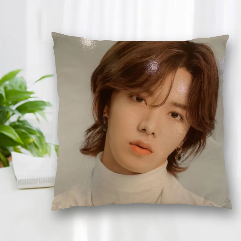 

Custom YUTA Singer Pillow Slips Polyester Decorative Pillowcases Zipper Pillow Case Pillowcase Cover Square 40x40cm