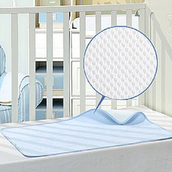

New Baby Bamboo Reusable Diapers Kids Waterproof Mattress Bedding Diapering Changing Mat Three-layer Sheet Care Pad For Babies