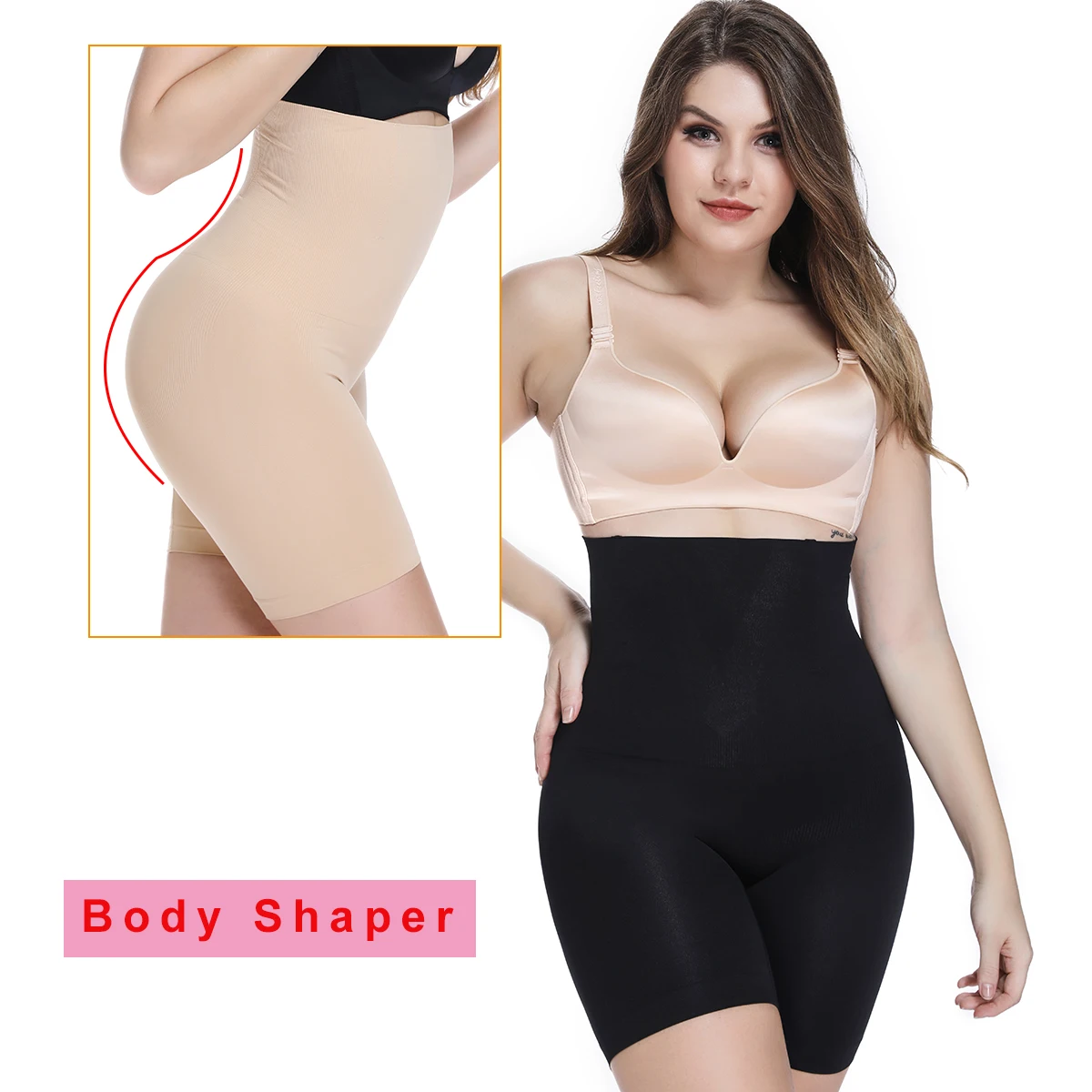

High Waist Trainer Women Underwear Girdle Underwear Shaping Panties Underpants Seamless Short Pants Tummy Control Shapewear