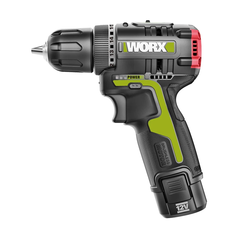 WORX 12V Brushless motor Cordless electric Screwdriver WU130 professional tool with 1 battery and 1 charger