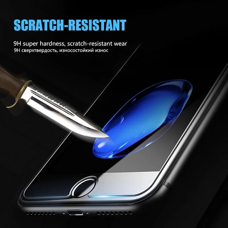 Закаленное стекло Baixin 3 шт. для iPhone 11 Pro Max X XS XR SE 2020 Защитное экрана 7 8 6 6S Plus 5