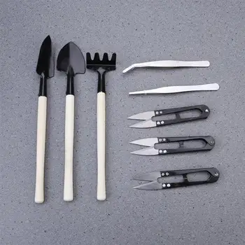 

8Pcs Bonsai Set Kit Garden Tool Bud and Leaf Trimmer Set Mini Garden Hand Tools