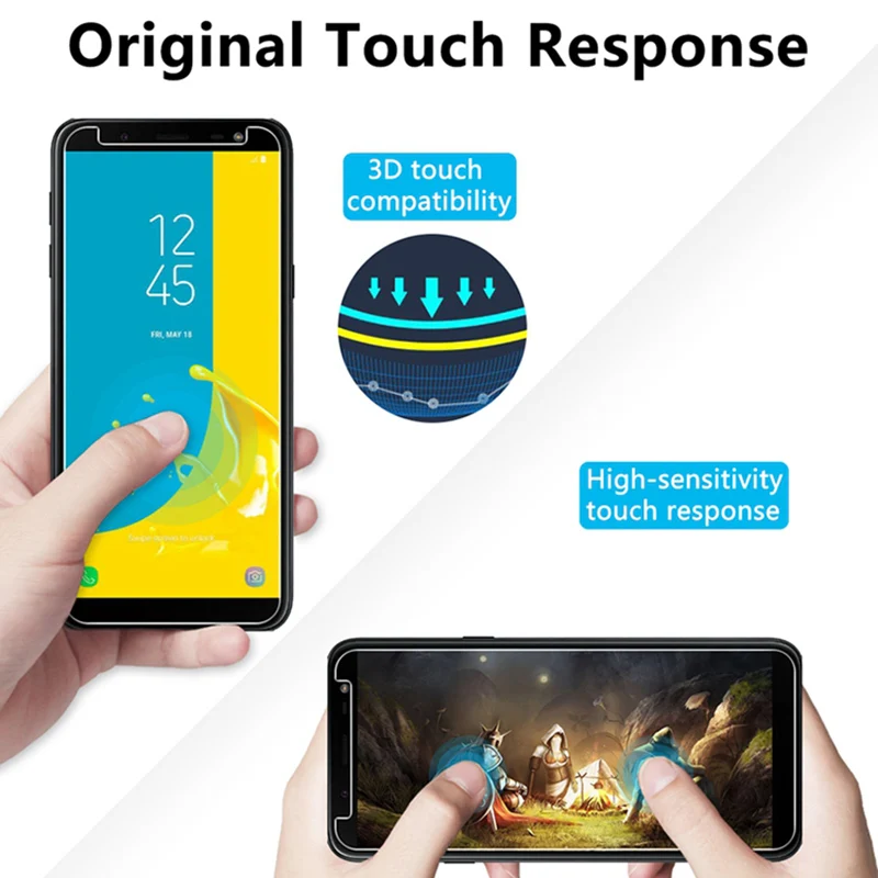 Закаленное стекло для samsung J6 Plus, Защитное стекло для samsung J4 J8, защитная пленка для экрана телефона для Galaxy Note 2 3 4 5 7