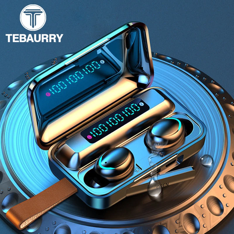 Наушники вкладыши TWS с V5.0 Bluetooth наушники HD стерео Беспроводной спортивные