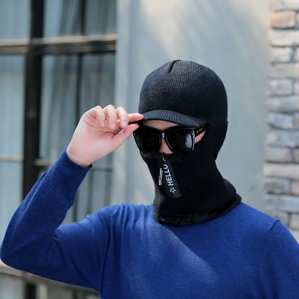 Beanies зимняя шапка мужская шапка стиль осень и зима ткачество и утолщение вязаные шерстяные шапки шапочка Muts#2S30